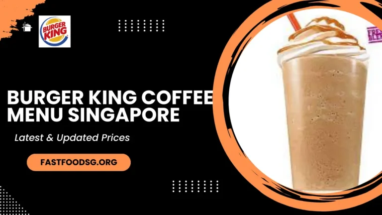 Burger King Coffee Menu