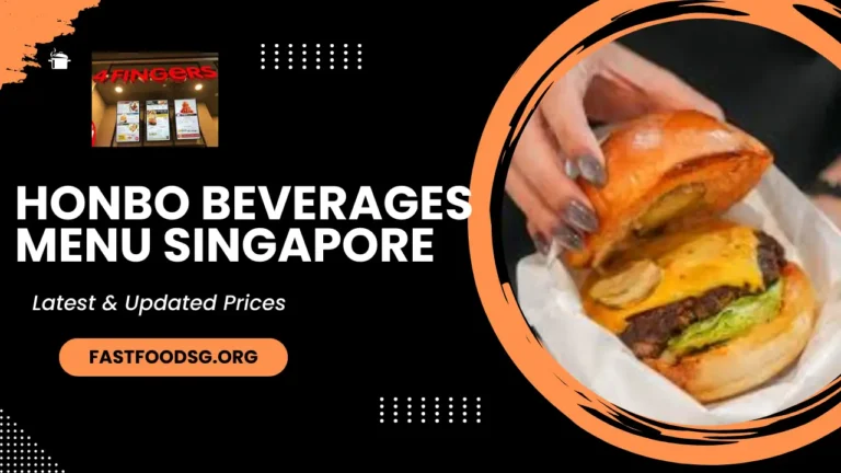 Honbo Beverages Menu Prices In Singapore 2024