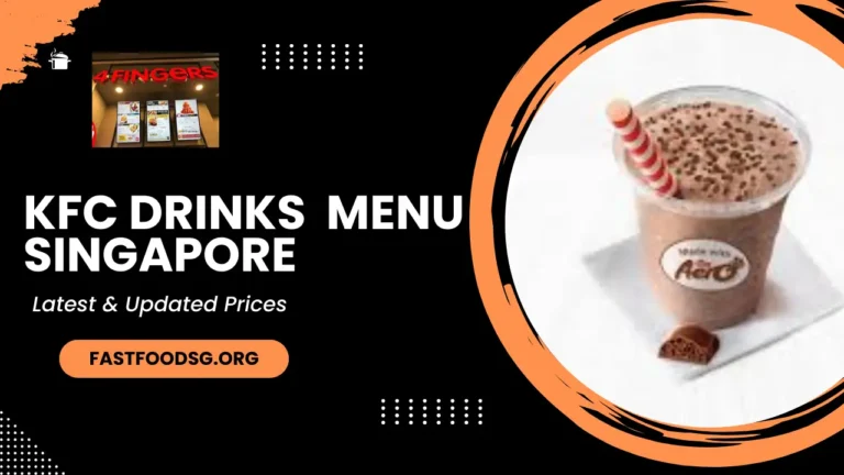 Kfc Drinks Menu Prices In Singapore 2024