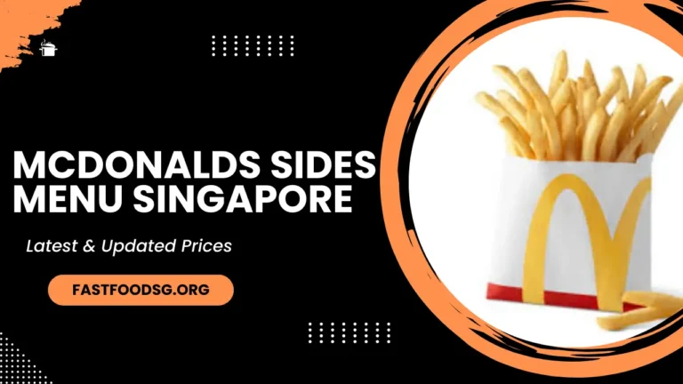 Mcdonalds Sides Singapore