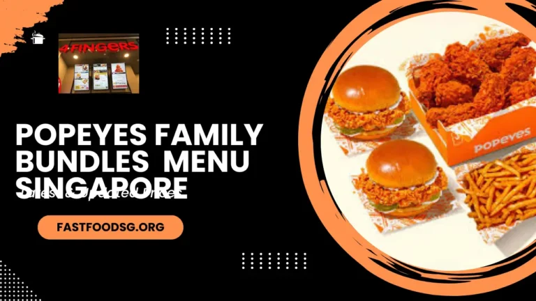 Popeyes Family Bundles Singapore