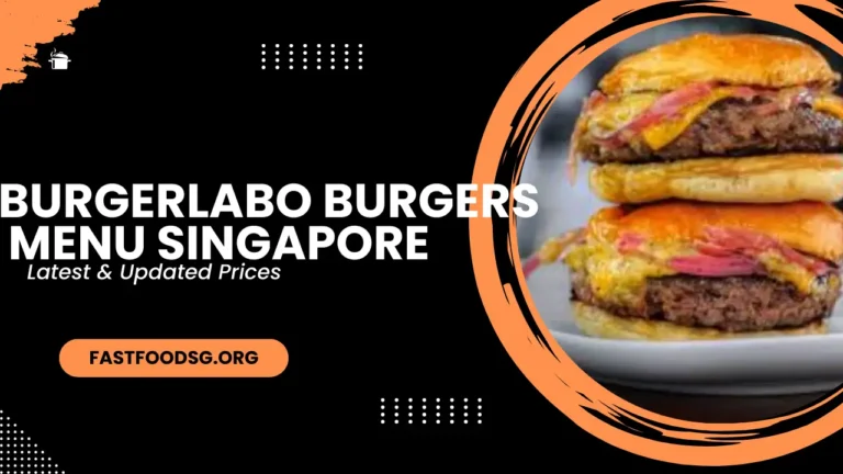 Burgerlabo Burgers Menu Prices In Singapore 2024