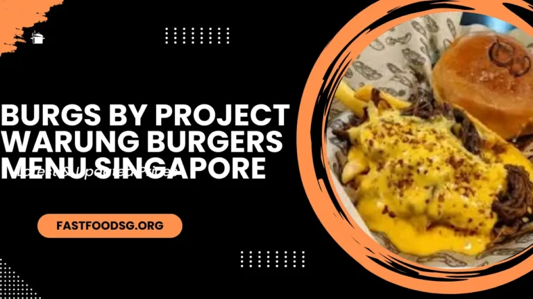 Burgs By Project Warung Burgers Singapore