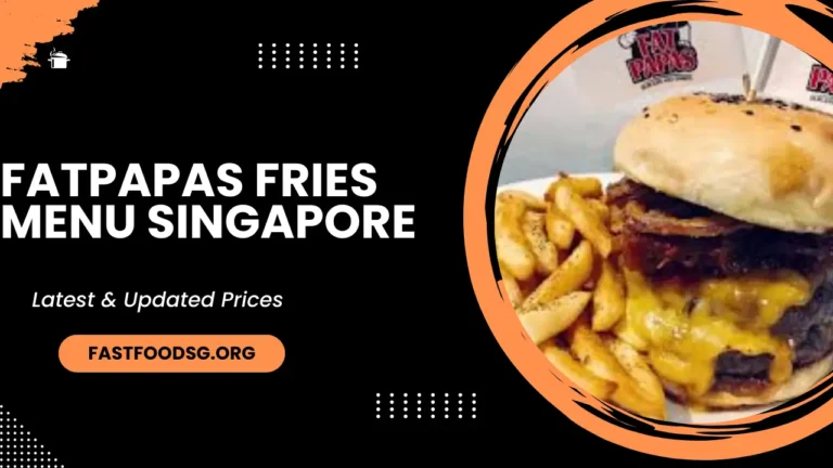 Fatpapas Fries Singapore