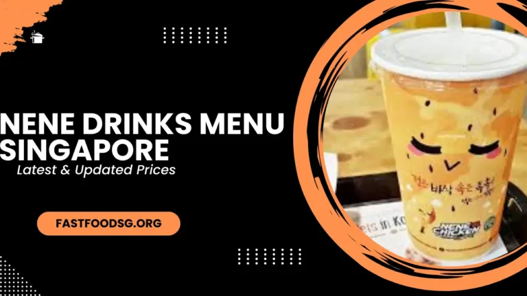 Nene Drinks Menu Prices In Singapore 2024