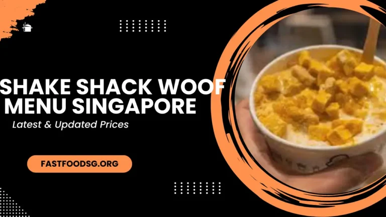 Shake Shack Woof Menu Prices In Singapore 2024